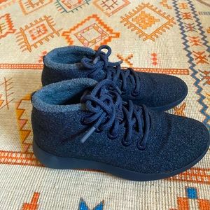 Navy Allbirds high tops women’s 7